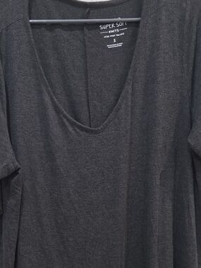 Torrid Women’s Charcoal V-Neck Top